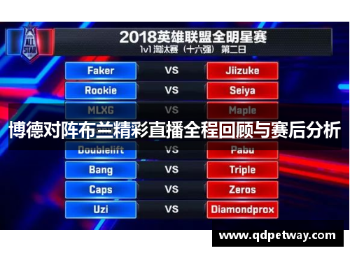 博德对阵布兰精彩直播全程回顾与赛后分析